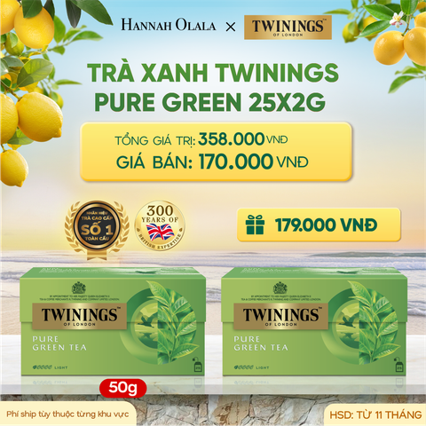  [MUA 1 TẶNG 1] TRÀ XANH TWININGS - DEAL 4 - A2460 