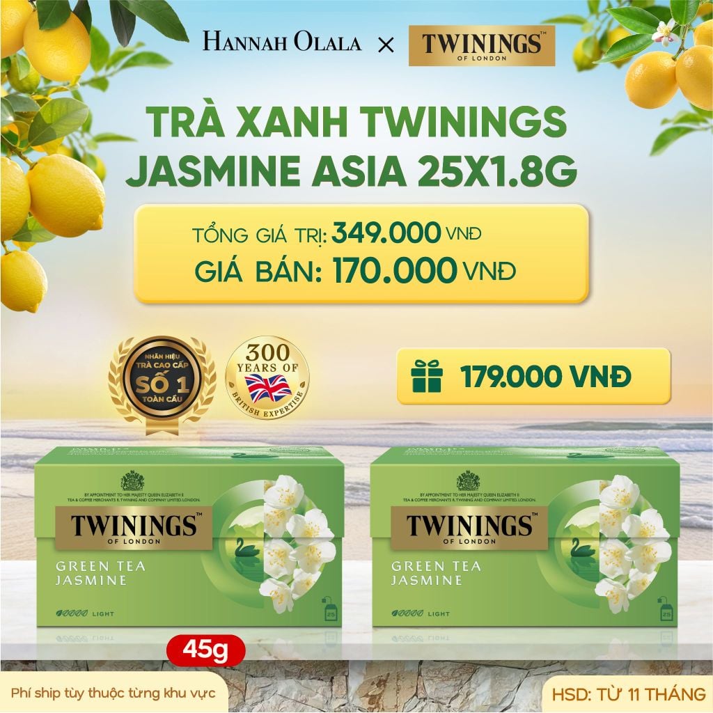  [MUA 1 TẶNG 1] TRÀ XANH TWININGS - DEAL 4 