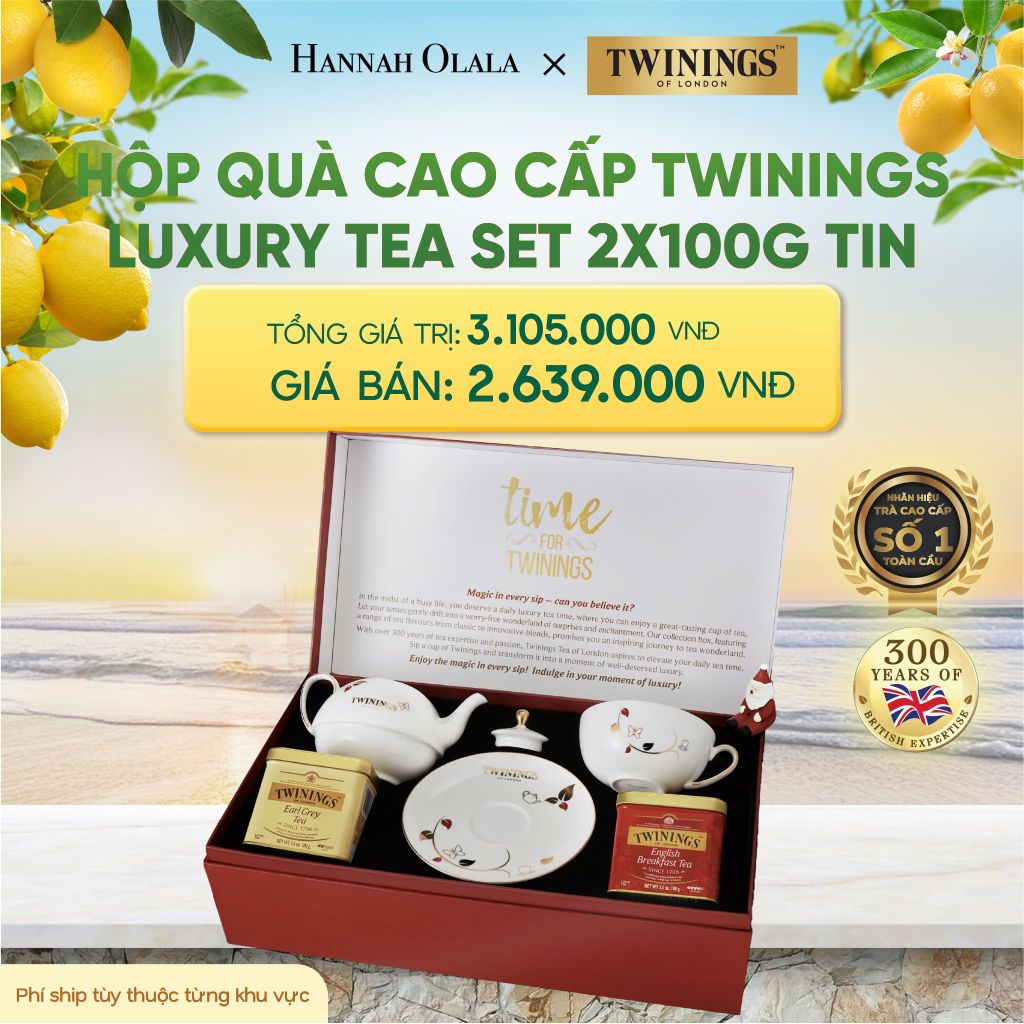  HỘP QUÀ TWININGS CAO CẤP ĐẶC BIỆT - DEAL 10 