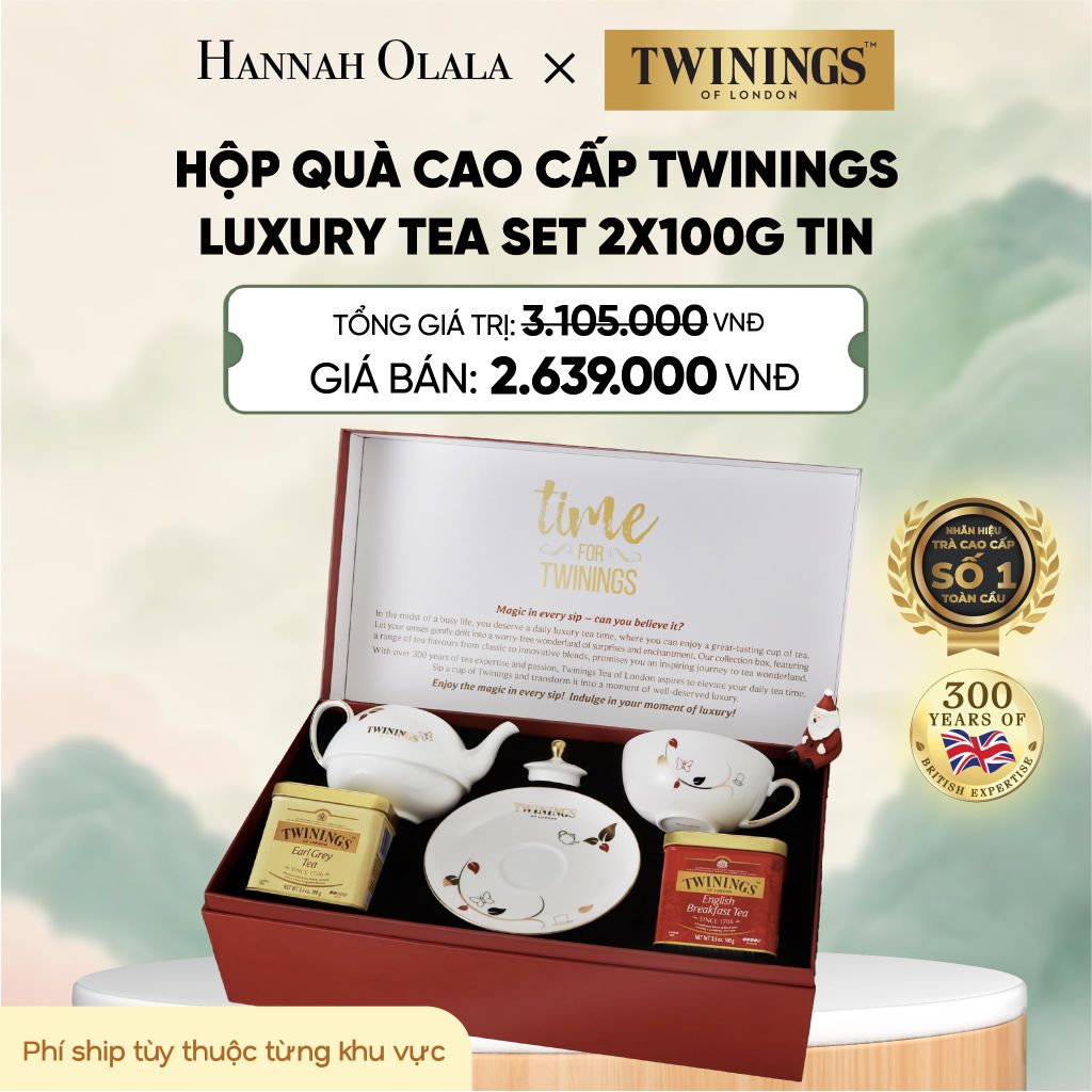  HỘP QUÀ TWININGS CAO CẤP ĐẶC BIỆT - DEAL 10 - A1996 