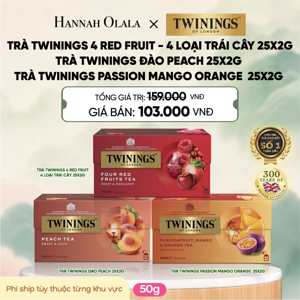  TRÀ ĐEN TWININGS VỊ TRÁI CÂY - DEAL 3 - A2002 