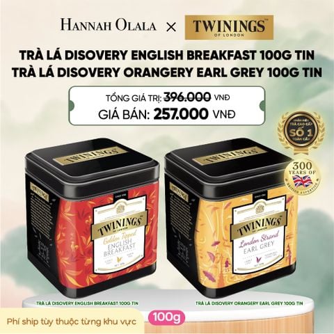  TRÀ ĐEN TWININGS DẠNG HỘP THIẾC CAO CẤP - DEAL 6 - A2011 