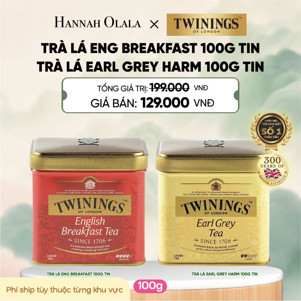  TRÀ ĐEN TWININGS DẠNG HỘP THIẾC - DEAL 7 - A2012 
