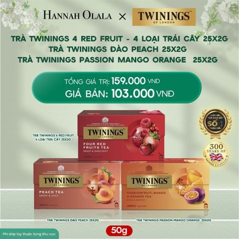  DEAL 3: TRÀ ĐEN TWININGS VỊ TRÁI CÂY 