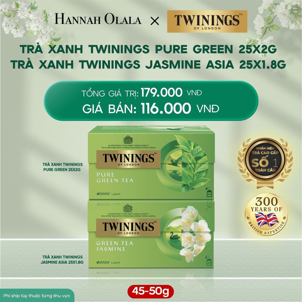  DEAL 4: TRÀ XANH TWININGS 