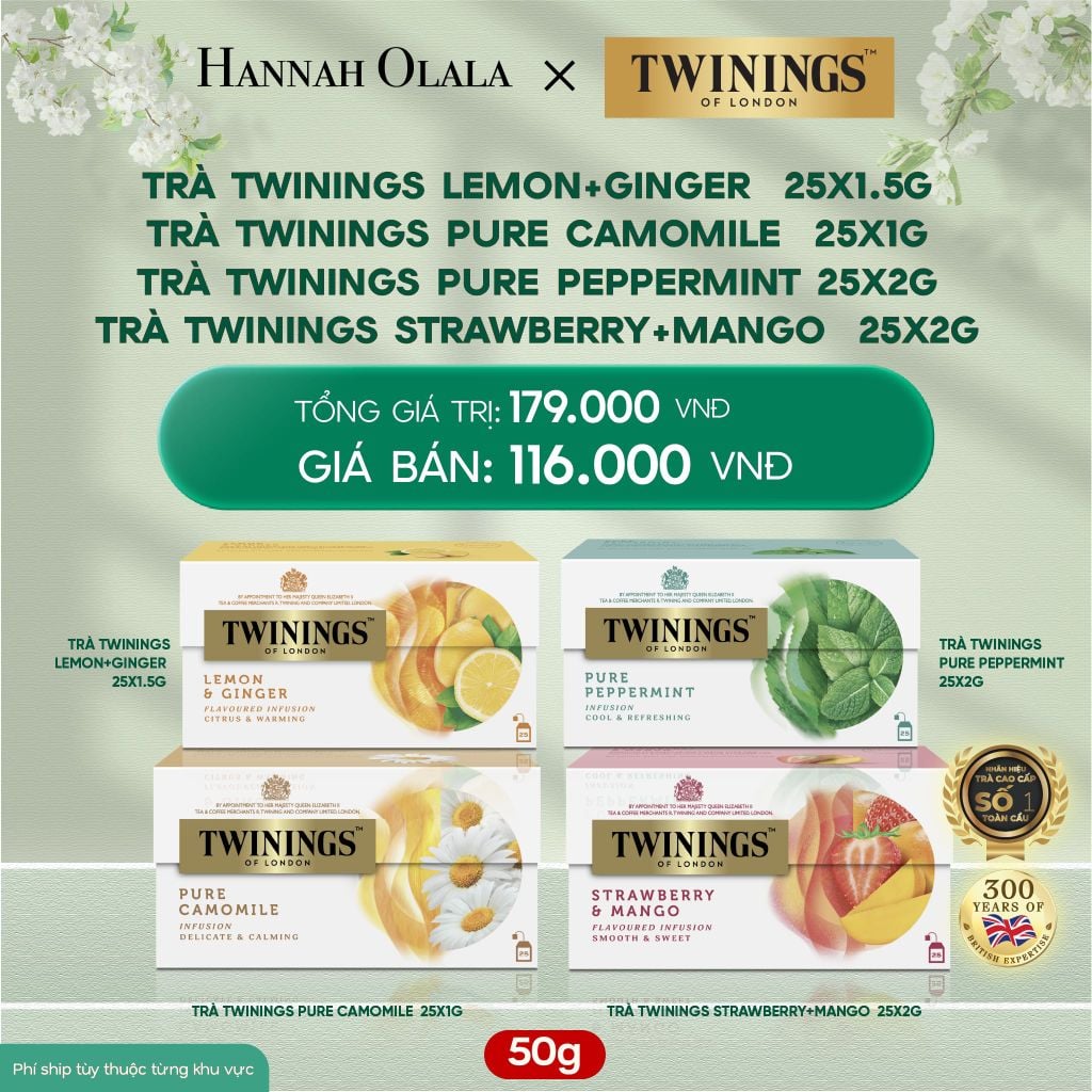  DEAL 5: TRÀ THẢO MỘC INFUSION TWININGS 