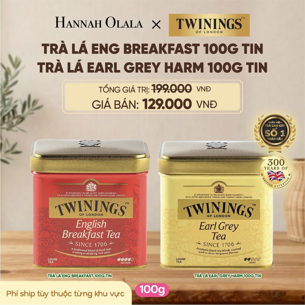  TRÀ ĐEN TWININGS DẠNG HỘP THIẾC - DEAL 7 - D247 