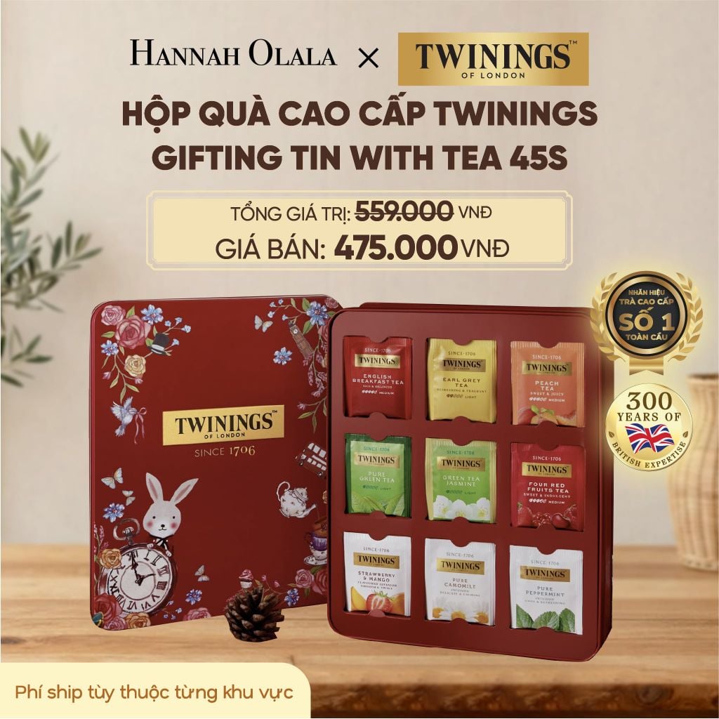  HỘP QUÀ TWININGS CAO CẤP LỚN - DEAL 9 - D250 