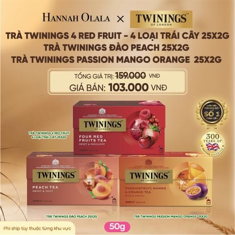 TRÀ ĐEN TWININGS VỊ TRÁI CÂY - DEAL 3 - E59 