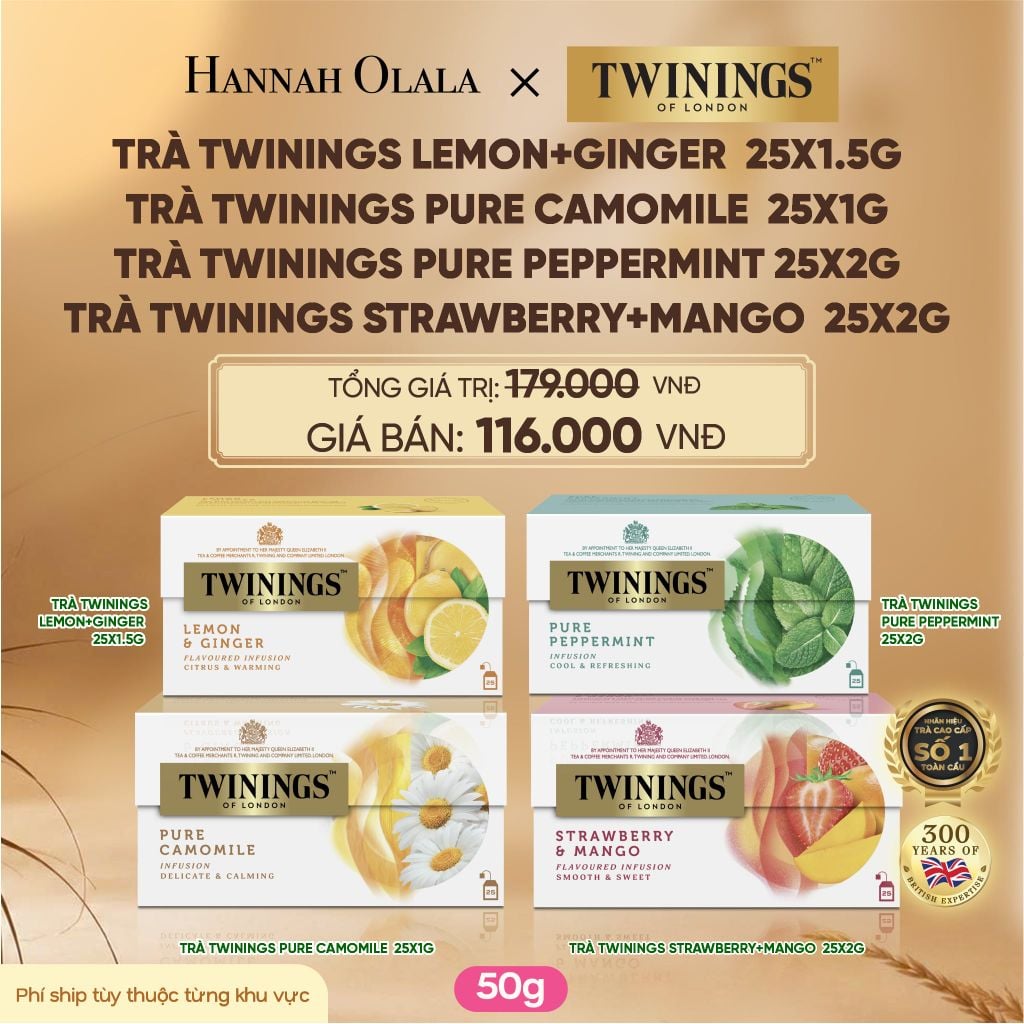  TRÀ THẢO MỘC INFUSION TWININGS - DEAL 5 - E64 