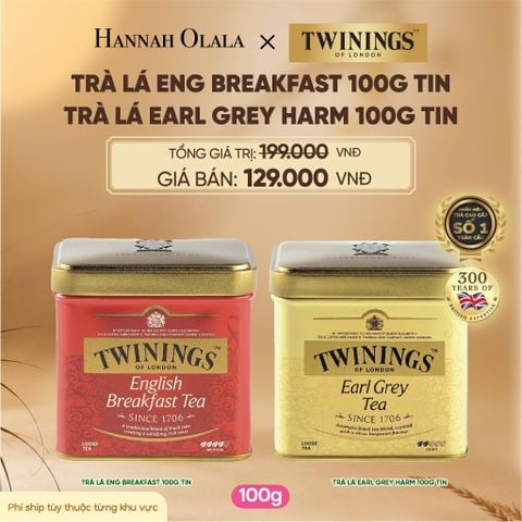  TRÀ ĐEN TWININGS DẠNG HỘP THIẾC - DEAL 7 - E70 
