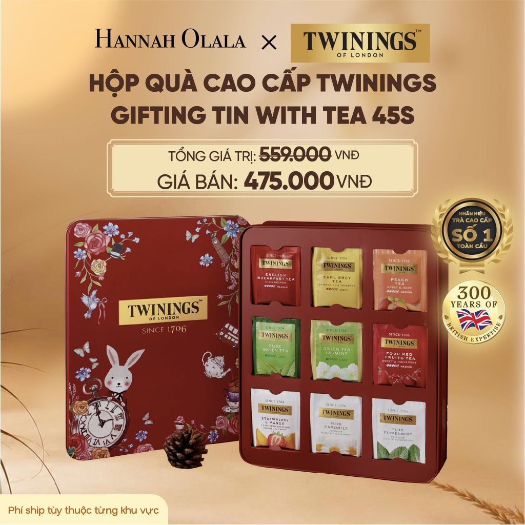  HỘP QUÀ TWININGS CAO CẤP LỚN - DEAL 9 - E73 