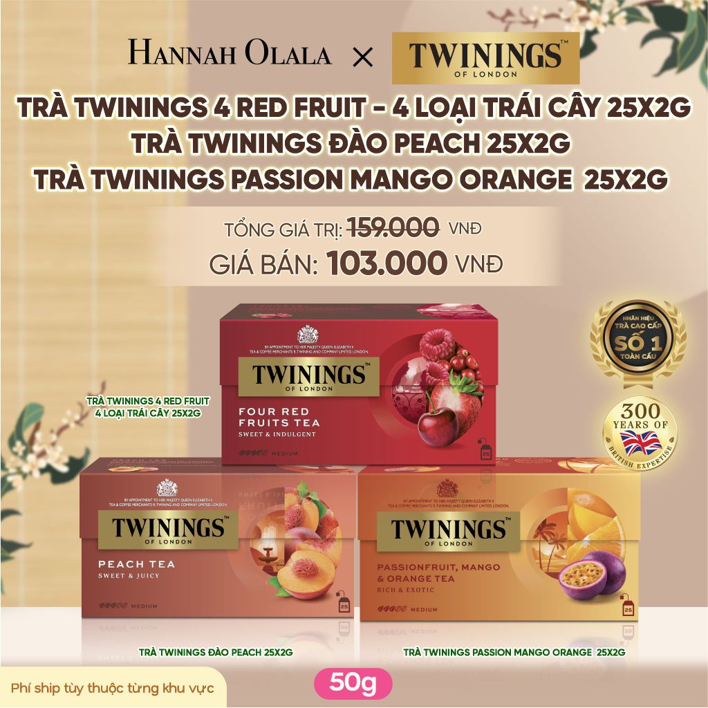 TRÀ ĐEN TWININGS VỊ TRÁI CÂY - DEAL 3 - A1695 