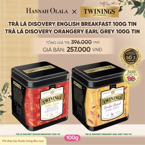  TRÀ ĐEN TWININGS DẠNG HỘP THIẾC CAO CẤP - DEAL 6 - A1704 