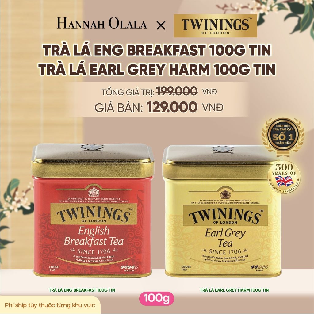  TRÀ ĐEN TWININGS DẠNG HỘP THIẾC - DEAL 7 - A1706 