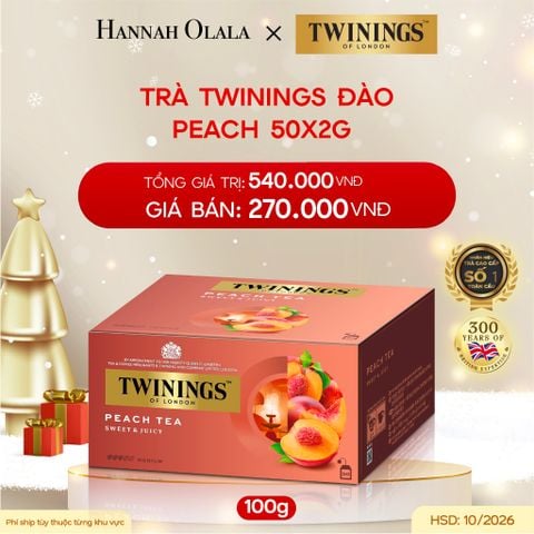  DEAL 4: HỘP TRÀ ĐEN TWININGS VỊ TRÁI CÂY - HSD: Tháng 7,10/2026 