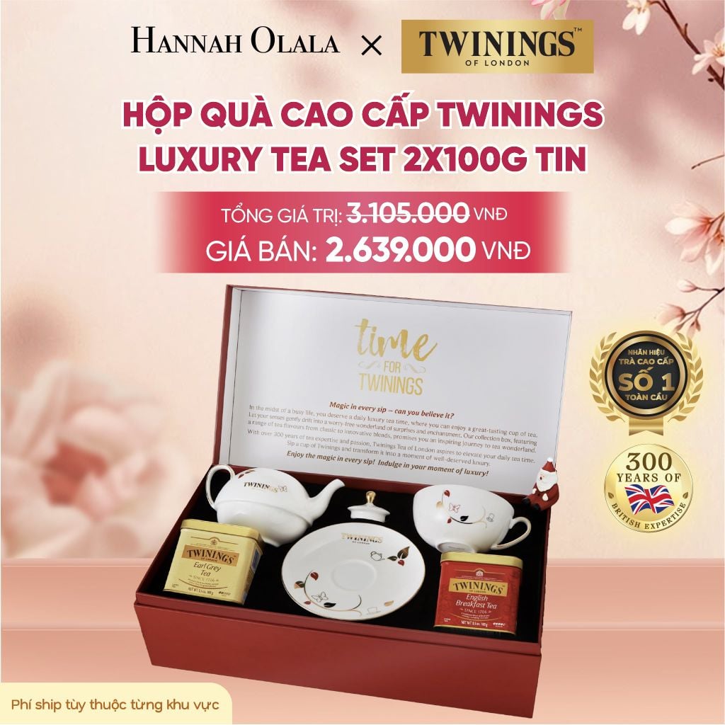  HỘP QUÀ TWININGS CAO CẤP ĐẶC BIỆT - DEAL 10 - A78 