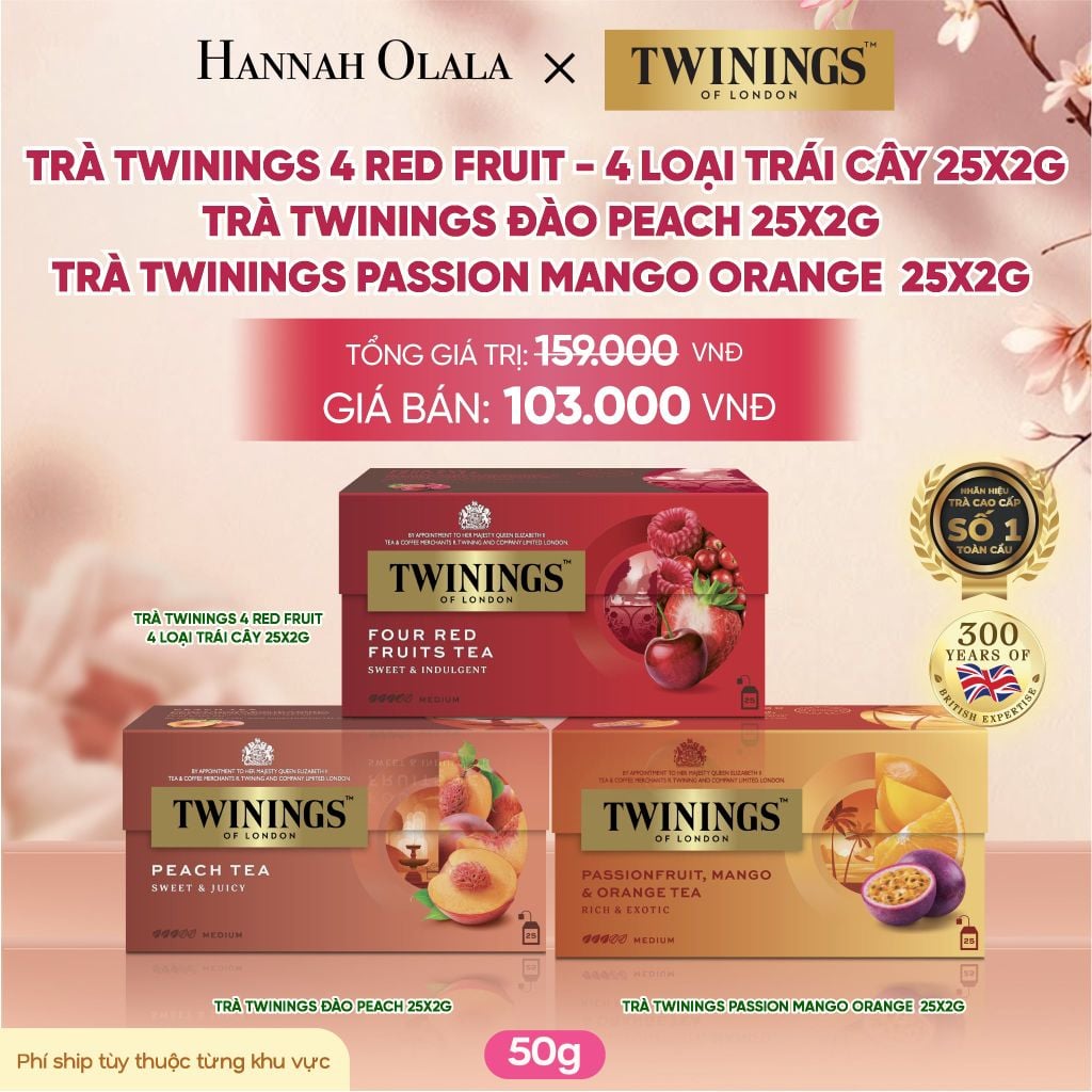  TRÀ ĐEN TWININGS VỊ TRÁI CÂY - DEAL 3 - A27 