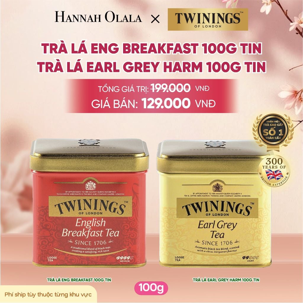  TRÀ ĐEN TWININGS DẠNG HỘP THIẾC - DEAL 7 - A38 