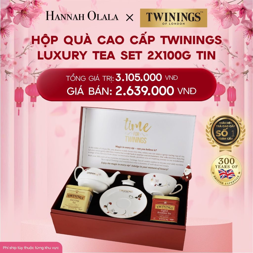  DEAL 10: HỘP QUÀ TWININGS CAO CẤP ĐẶC BIỆT 
