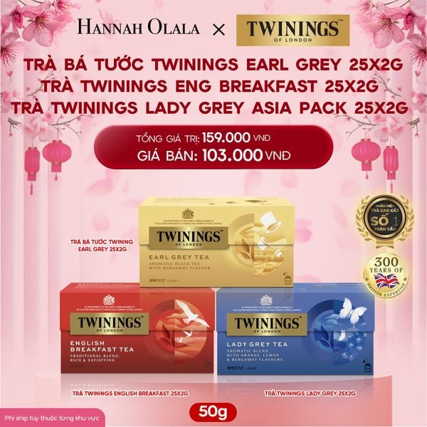  DEAL 1: TRÀ ĐEN TWININGS 25s 