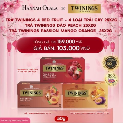  DEAL 3: TRÀ ĐEN TWININGS VỊ TRÁI CÂY 
