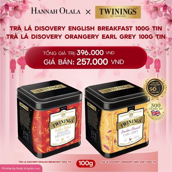  DEAL 6: TRÀ ĐEN TWININGS DẠNG HỘP THIẾC CAO CẤP 