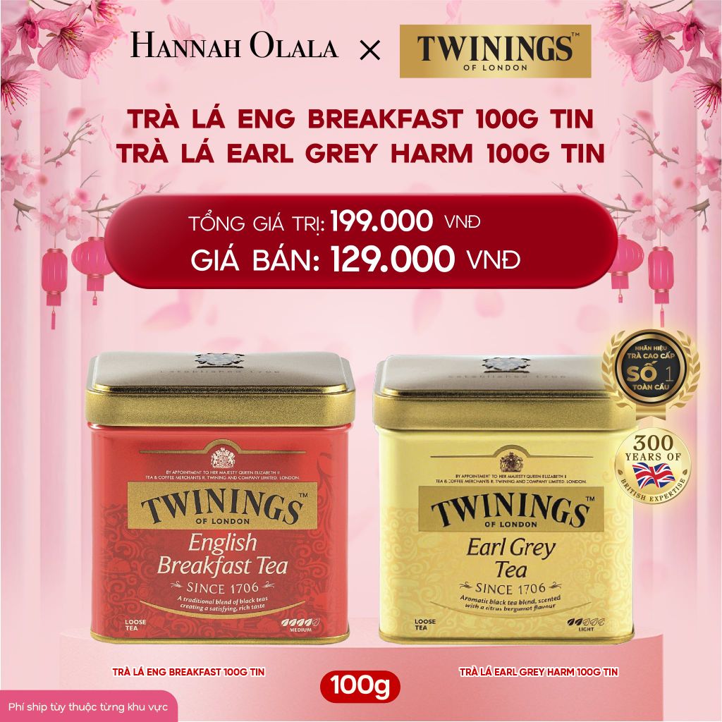  DEAL 7: TRÀ ĐEN TWININGS DẠNG HỘP THIẾC 