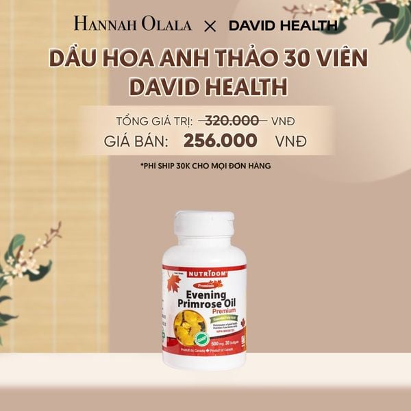  DẦU HOA ANH THẢO CHIỀU (30 VIÊN) DAVID HEALTH - A513 