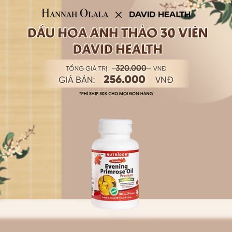  DẦU HOA ANH THẢO CHIỀU (30 VIÊN) DAVID HEALTH - A513 