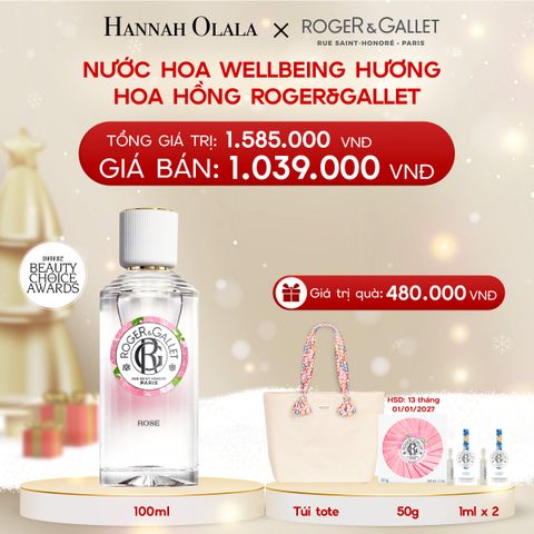  A152_DEAL 2: NƯỚC HOA WELLBEING ROGER&GALLET 100ML 