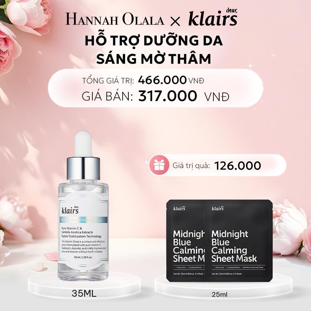  E965: DEAL 9: DEAR, KLAIRS TINH CHẤT FRESHLY JUICED VITAMIN DROP 35ML (IP04) 