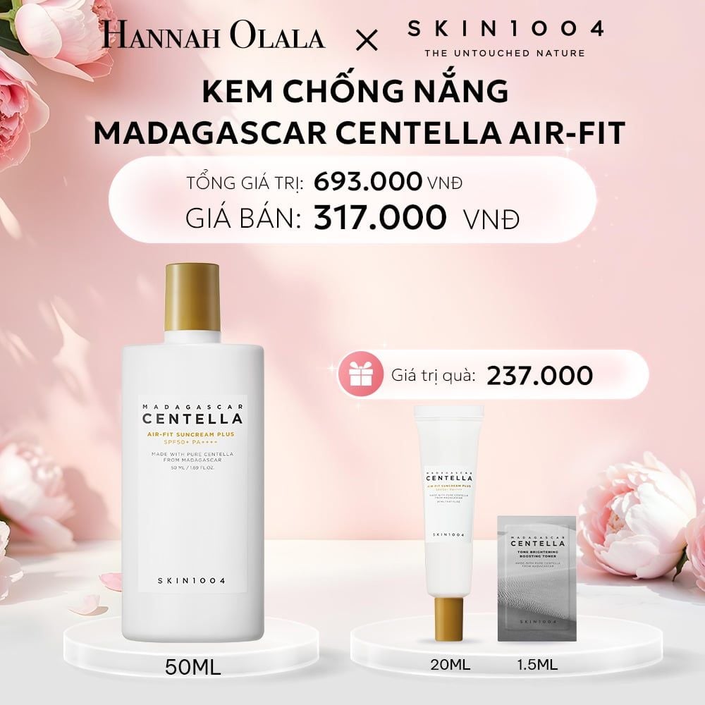  E14: DEAL 1: SKIN1004 KEM CHỐNG NẮNG MADAGASCAR CENTELLA AIR-FIT SUNCREAM PLUS 50ML 