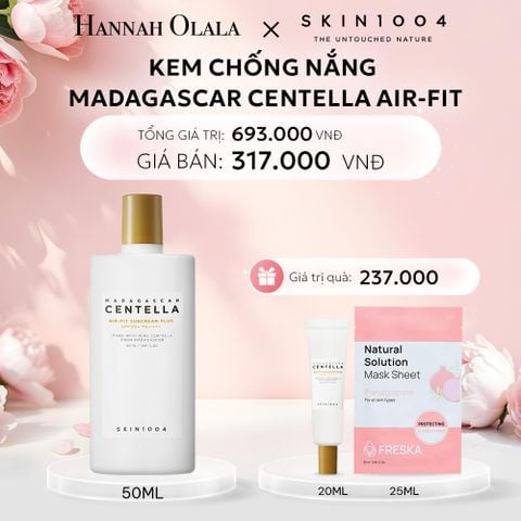  E14: DEAL 1: SKIN1004 KEM CHỐNG NẮNG MADAGASCAR CENTELLA AIR-FIT SUNCREAM PLUS 50ML 