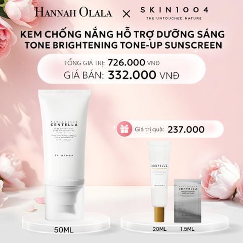  E17: DEAL 2: SKIN1004 KEM CHỐNG NẮNG MADAGASCAR CENTELLA TONE BRIGHTENING TONE-UP SUNSCREEN SPF50+ PA++++ 50ML 