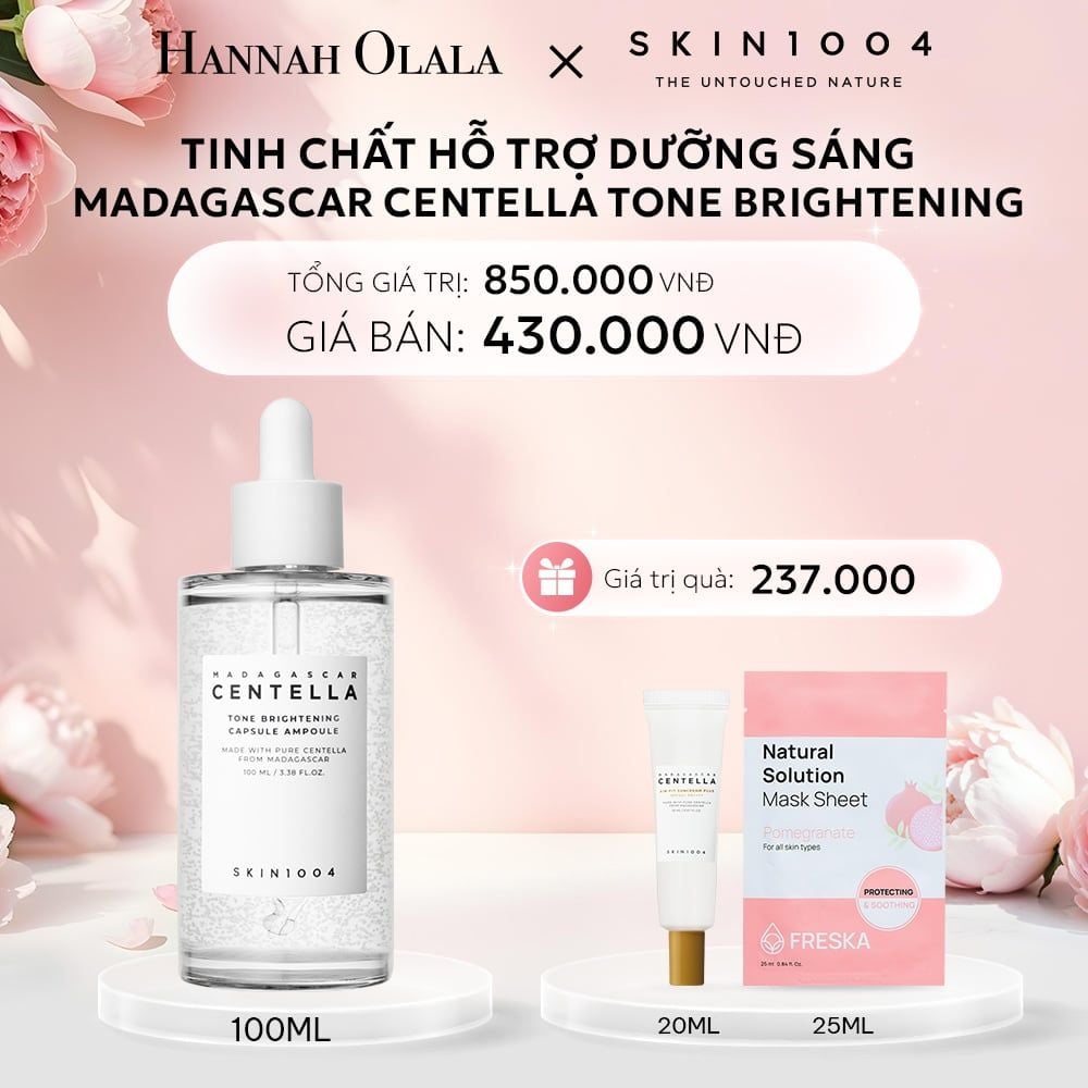  E20: DEAL 3: SKIN1004 TINH CHẤT MADAGASCAR CENTELLA TONE BRIGHTENING CAPSULE AMPOULE 100ML 