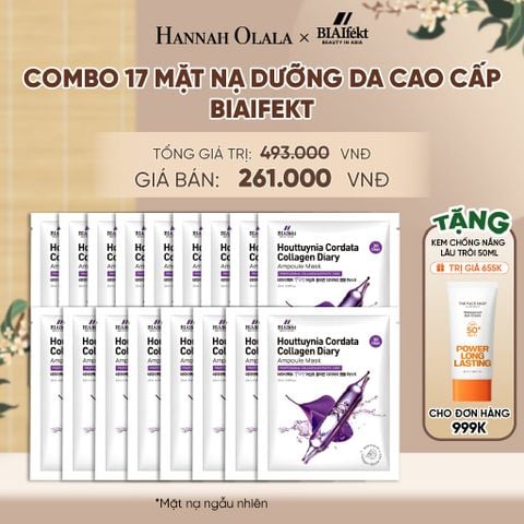  COMBO 17 MẶT NẠ DƯỠNG DA CAO CẤP BIAIFEKT 25ML - A2028 