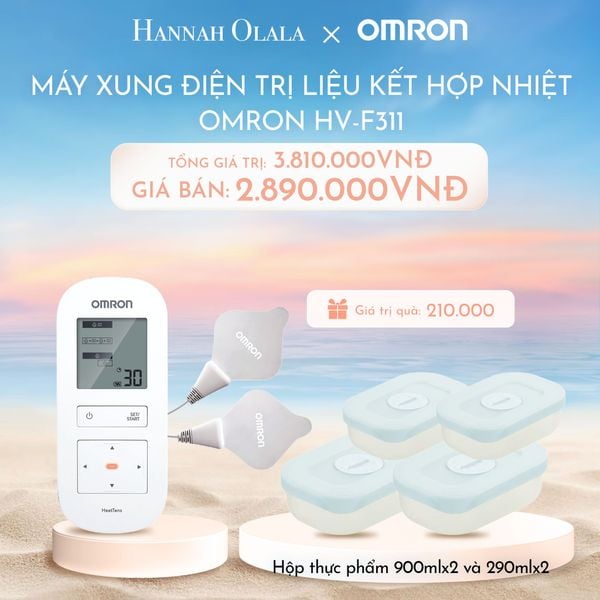  DEAL 8: MÁY XUNG ĐIỆN TRỊ LIỆU KẾT HỢP NHIỆT OMRON HV-F311 