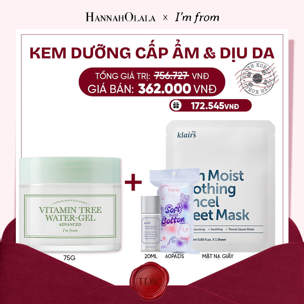  I'M FROM KEM DƯỠNG VITAMIN TREE WATER-GEL ADVANCED 75G_M89 