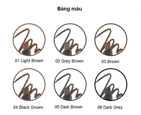  CHÌ CHÂN MÀY DESIGNING EYEBROW PENCIL 0.3G - A2143 