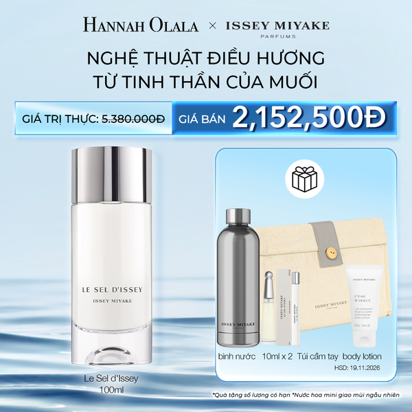  M26_DEAL 6: NƯỚC HOA ISSEY MIYAKE LE SEL D'ISSEY 100ML 