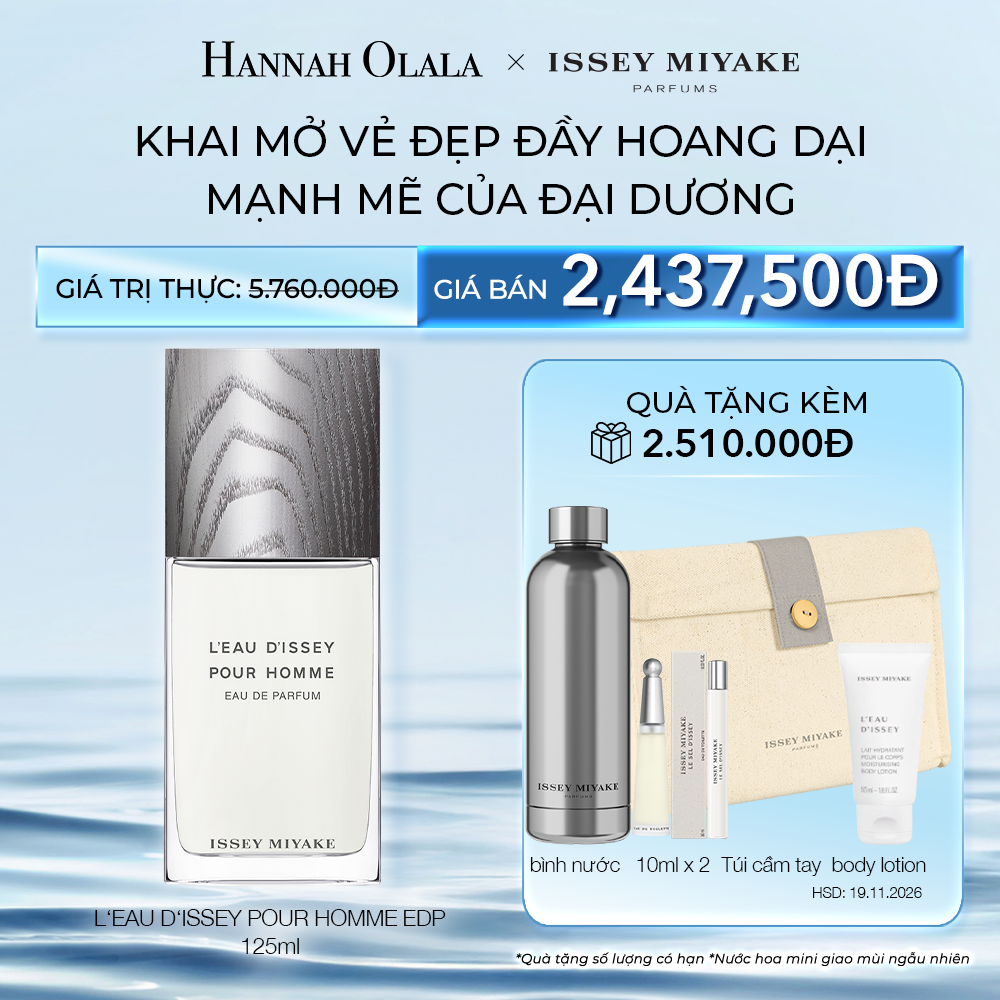  DEAL 4: NƯỚC HOA ISSEY MIYAKE L'EAU D'ISSEY POUR HOMME EDP 125 ML 
