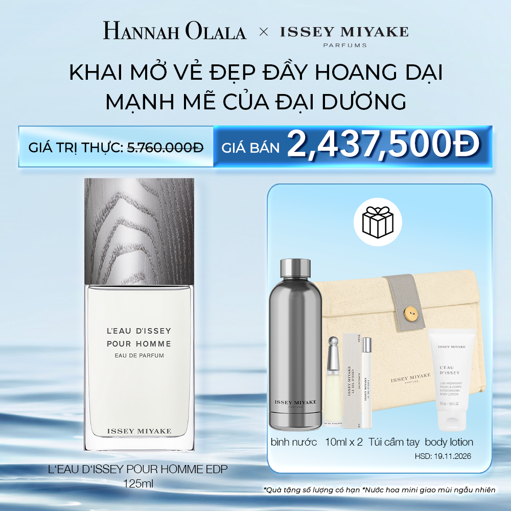  M25_DEAL 4: NƯỚC HOA ISSEY MIYAKE L'EAU D'ISSEY POUR HOMME EDP 125 ML 