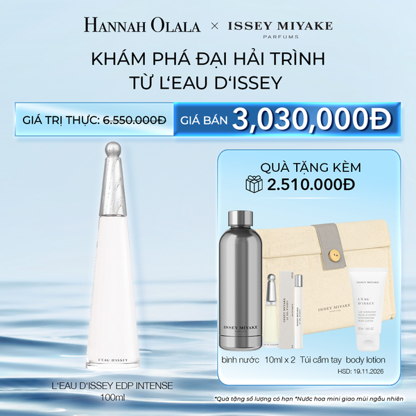  DEAL 5: NƯỚC HOA ISSEY MIYAKE L'EAU D'ISSEY EDPI 100 ML 