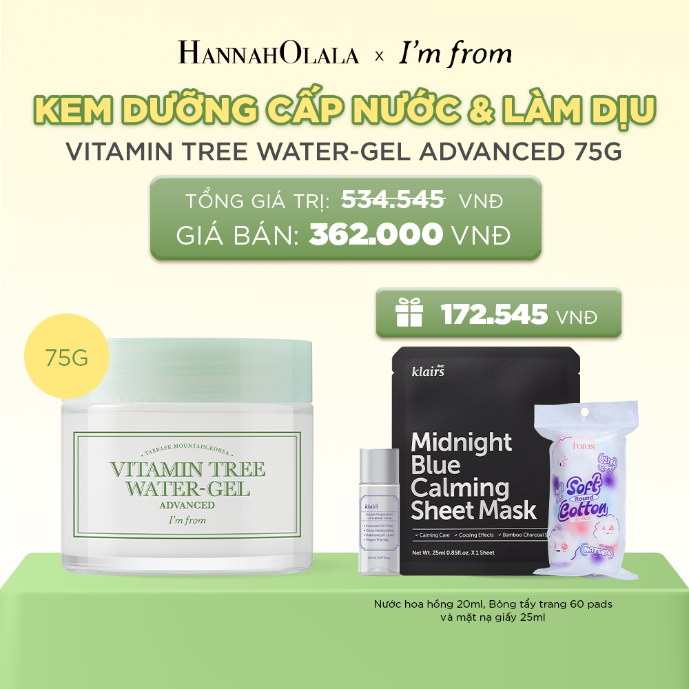  I'M FROM KEM DƯỠNG VITAMIN TREE WATER-GEL ADVANCED 75G (IP04)_K176 