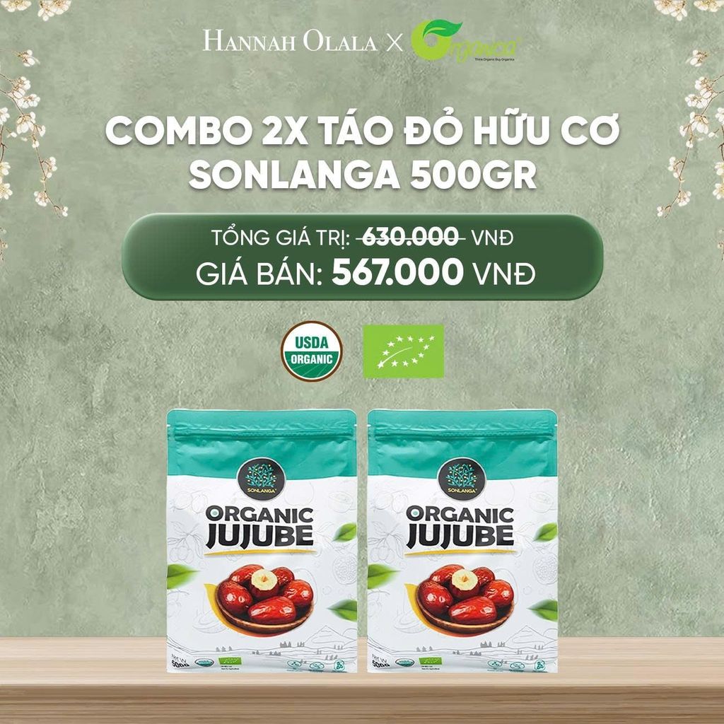  D50_DEAL 10: COMBO TÁO ĐỎ KỶ TỬ HỮU CƠ 