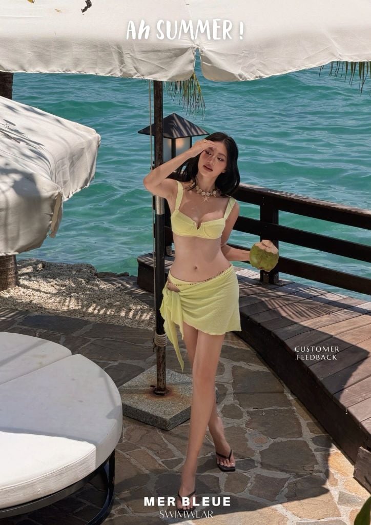  SET ĐỒ BƠI 3 MÓN LUSH LILY_A1073 
