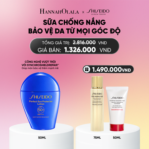  SỮA CHỐNG NẮNG DƯỠNG DA SHISEIDO GSC PERFECT SUN PROTECTOR LOTION SPF50+ 50ML_A552 