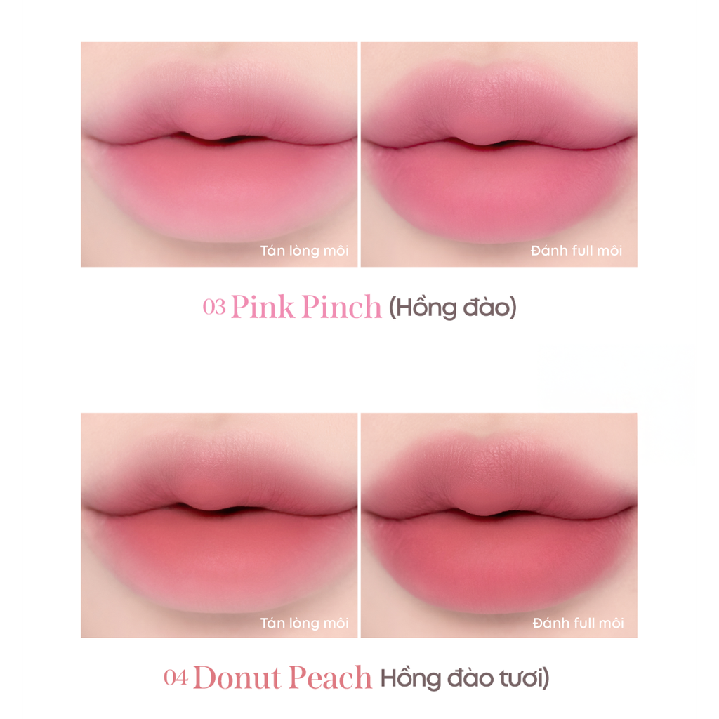  D238_DEAL 10 - SON KEM LÌ MILKTOUCH MỊN MÔI SPREAD FIT BLUR TINT 4G 