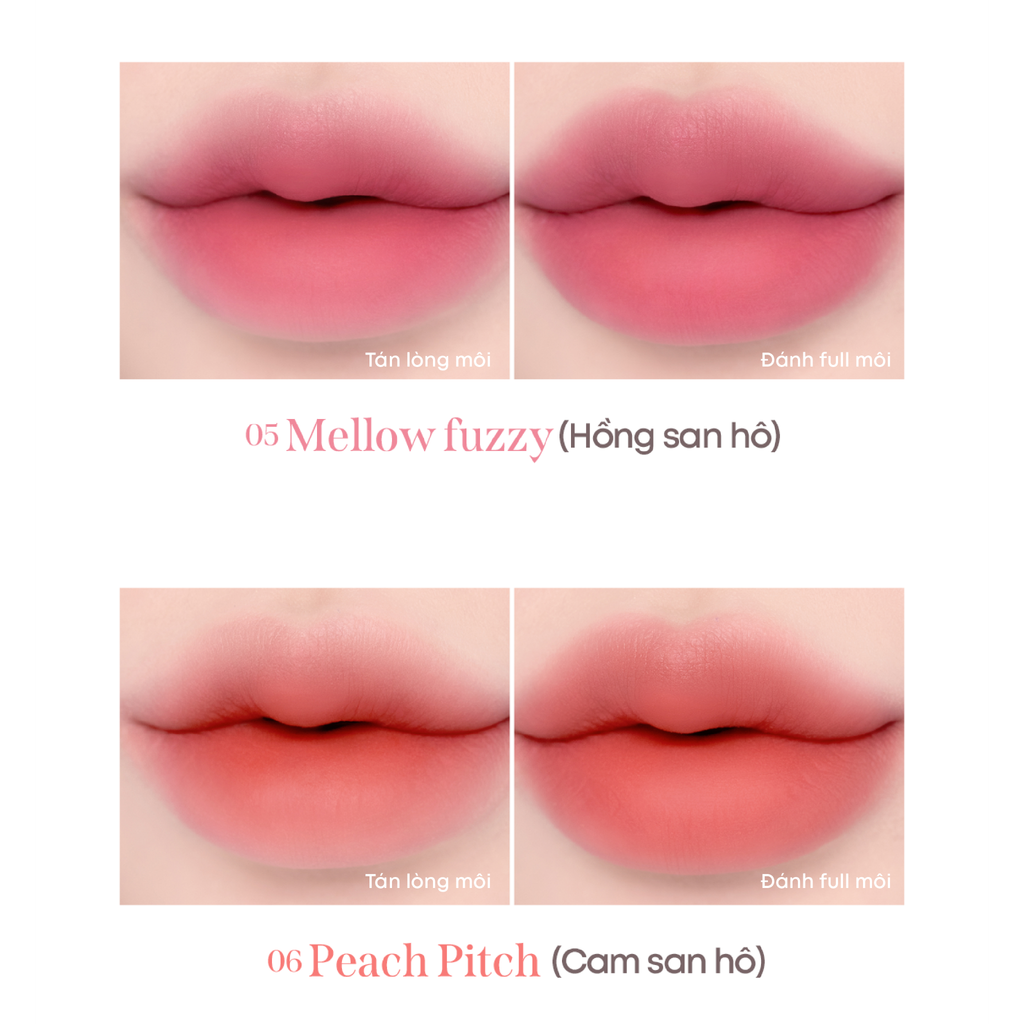  D246_DEAL 11 - SON KEM LÌ MILKTOUCH MỊN MÔI SPREAD FIT BLUR TINT 4G 